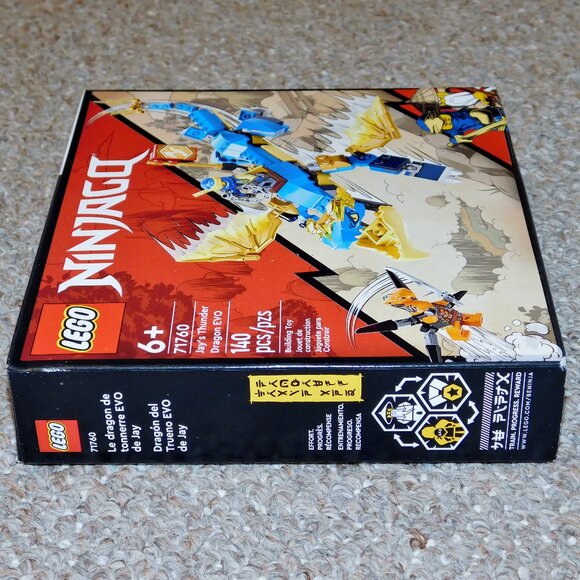 2022 LEGO Ninjago Jay's Thunder Dragon EVO MIB Brand New # 71760 - Picture 3 of 7